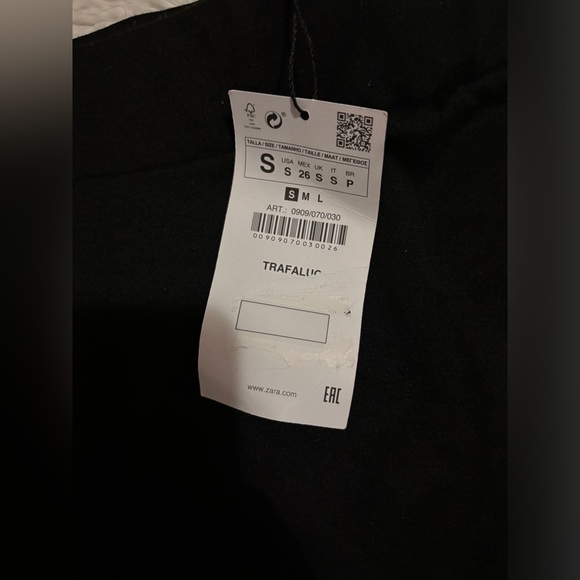 Zara Blue Stripe Skirt - Picture 3 of 4